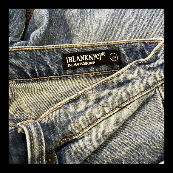 BlankNYC Madison Crop womens jeans size 29 - Picture 8 of 9